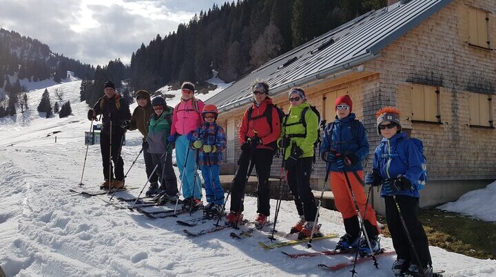 Familiengruppe Skitour | © DAV Sektion Haar